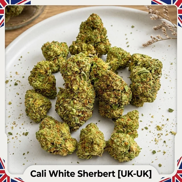 WHITE SHERBERT | CALI MIDS | 22% THC [UK-UK]