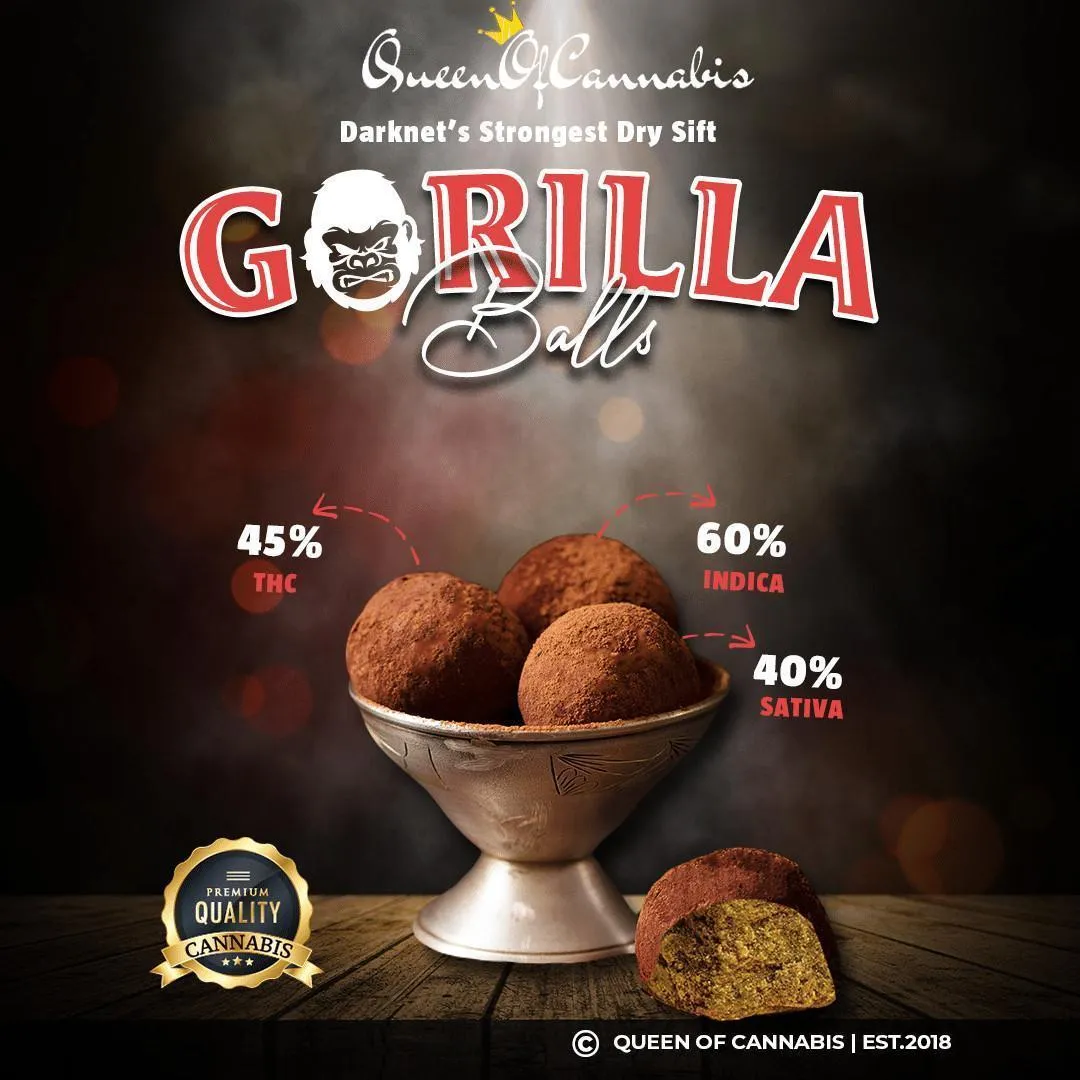 Gorilla Balls Dry Sift Hash (45% THC)