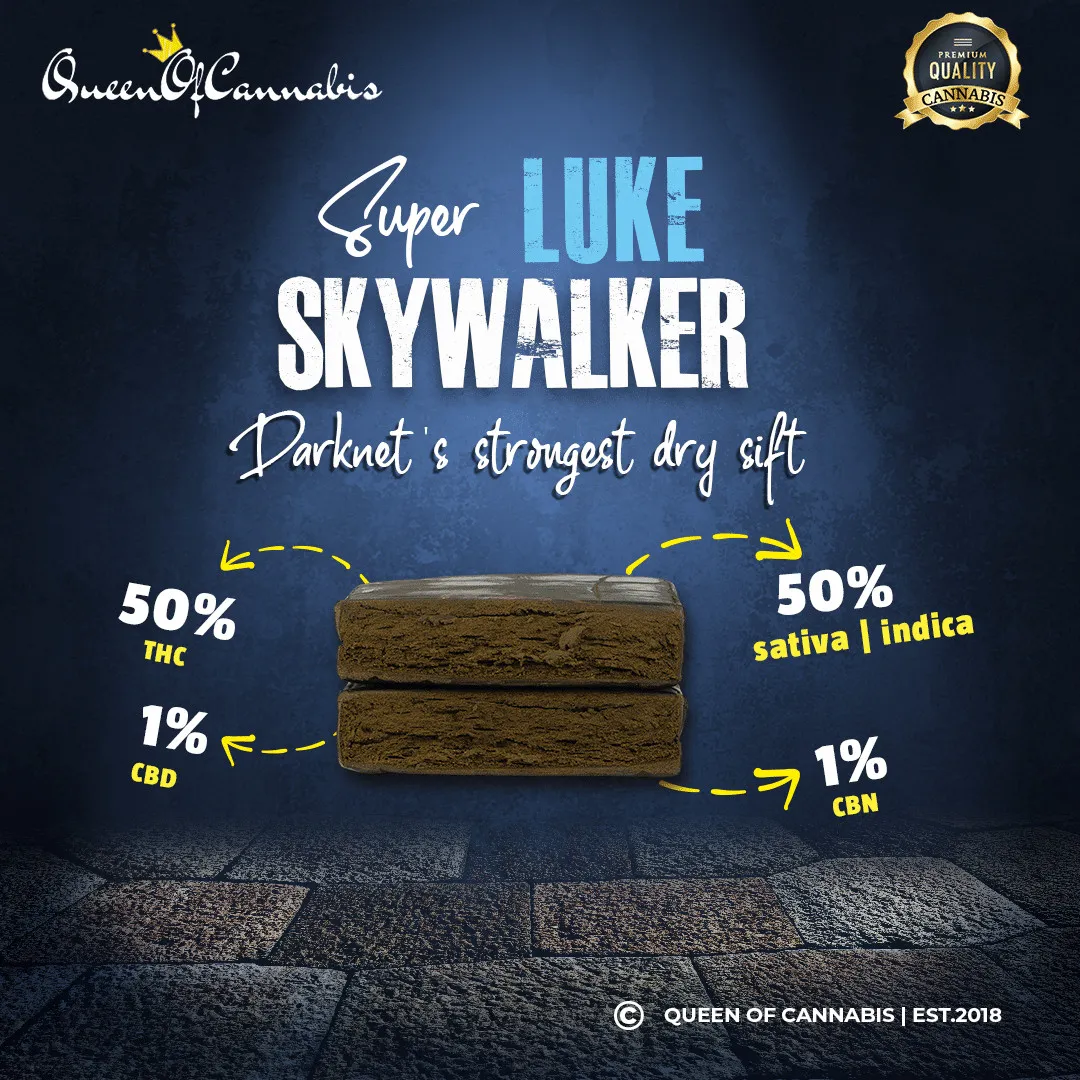 ⚔️ SUPER LUKE SKYWALKER | DRY SIFT | 50% THC ⚔️
