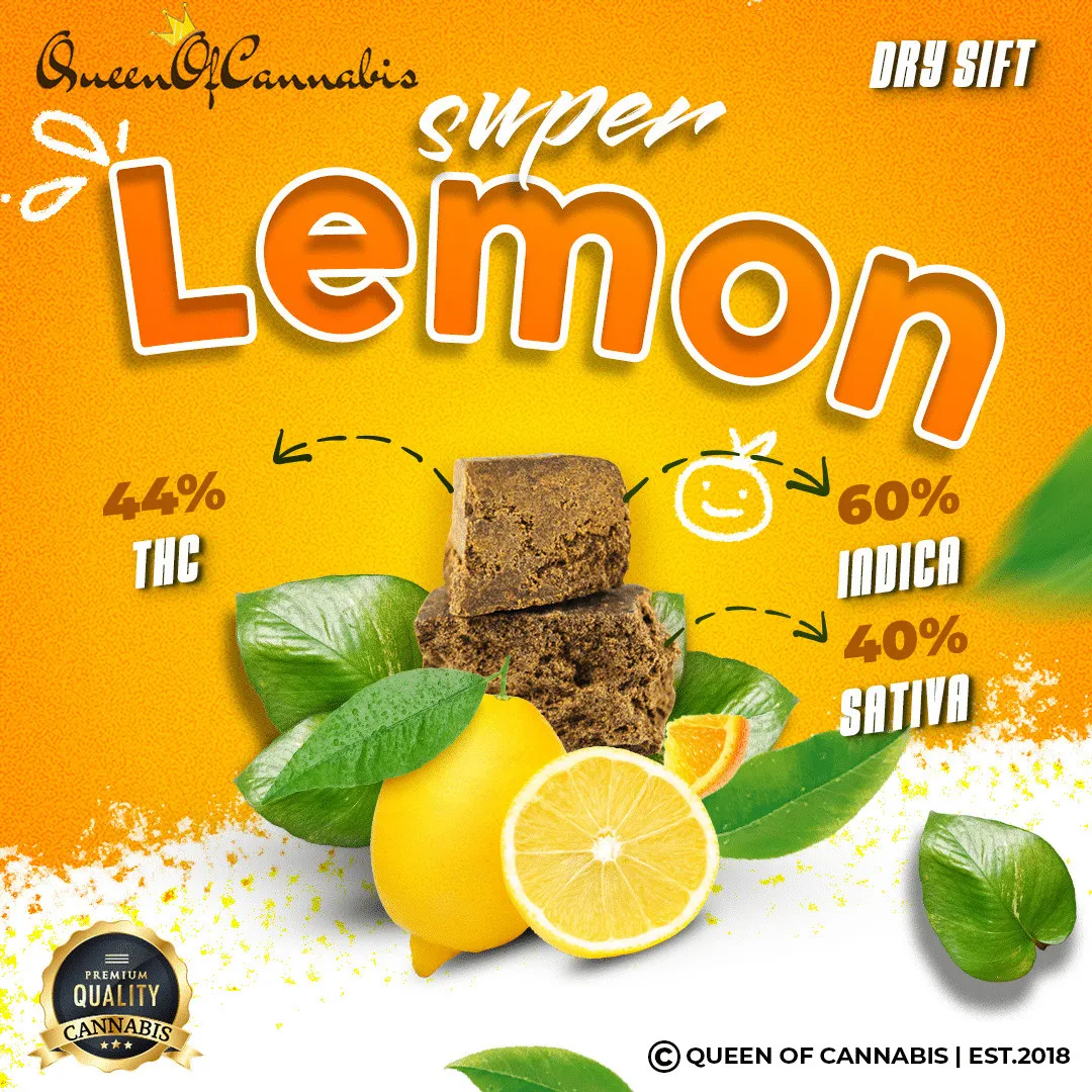 🍋 SUPER LEMON | DRY SIFT | 40% THC 🍋